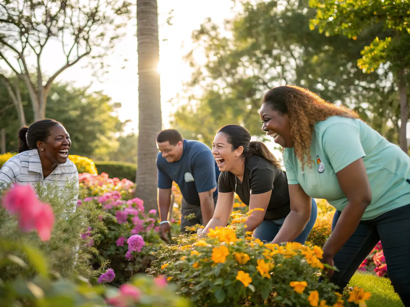 A photo of club members working together to maintain a trail, clearing debris and ensuring its accessibility for all motorized sports enthusiasts.